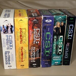 CSI: Crime Scene Investigation Season 1,5,6 CSI Miami Season 1-3 Excellent Condi